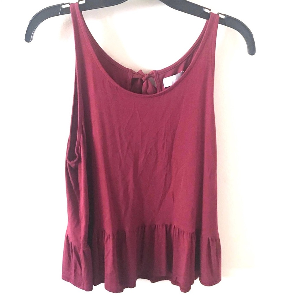 Tie Back tank top